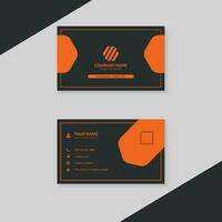 Corporate Modern Business Card Template and Stationary Design vector