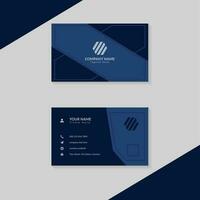 Corporate Modern Business Card Template and Stationary Design vector