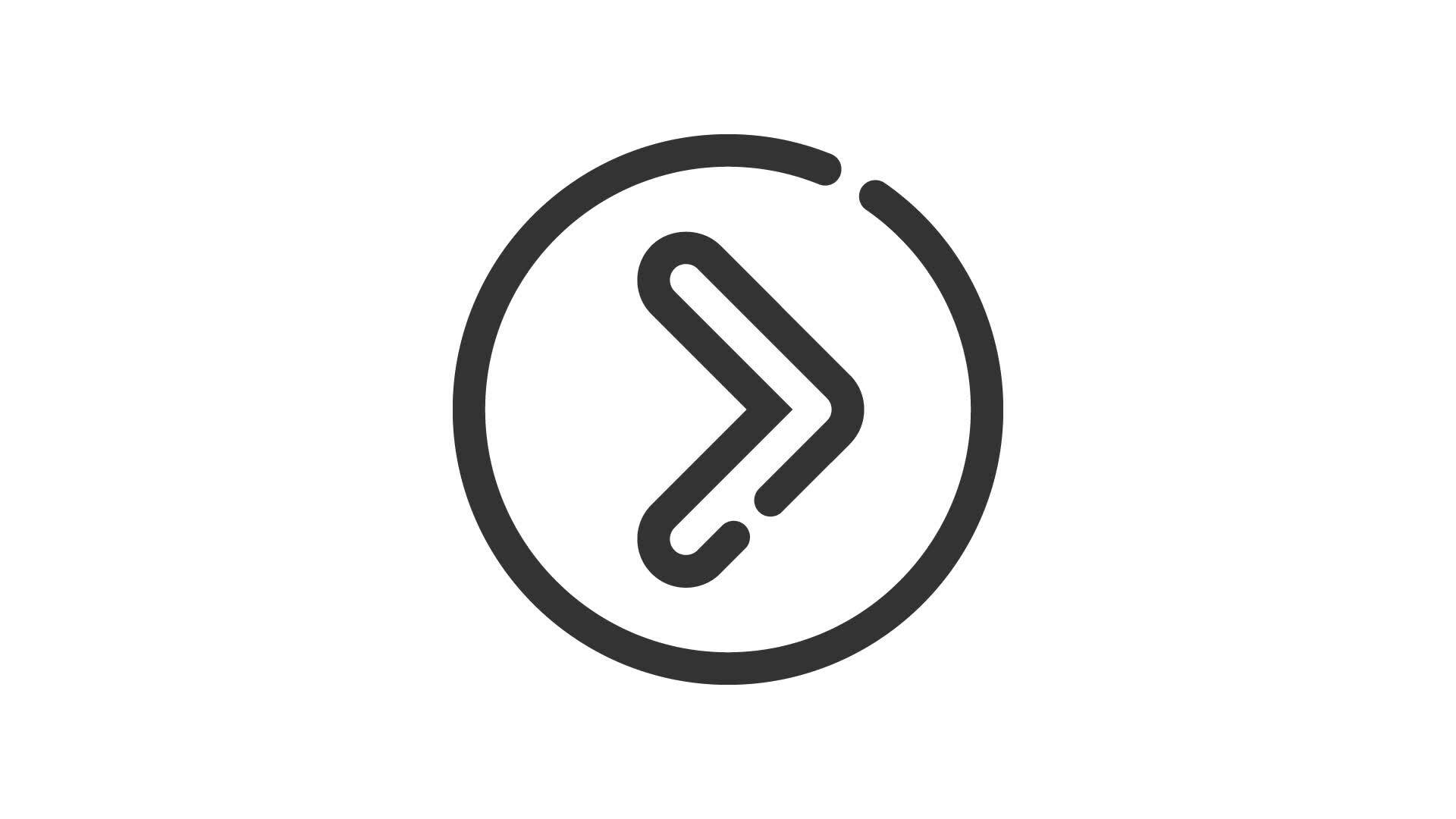 Next Button on white background, animated icon. 23472061 Stock Video at