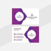 Modern business card design. vector