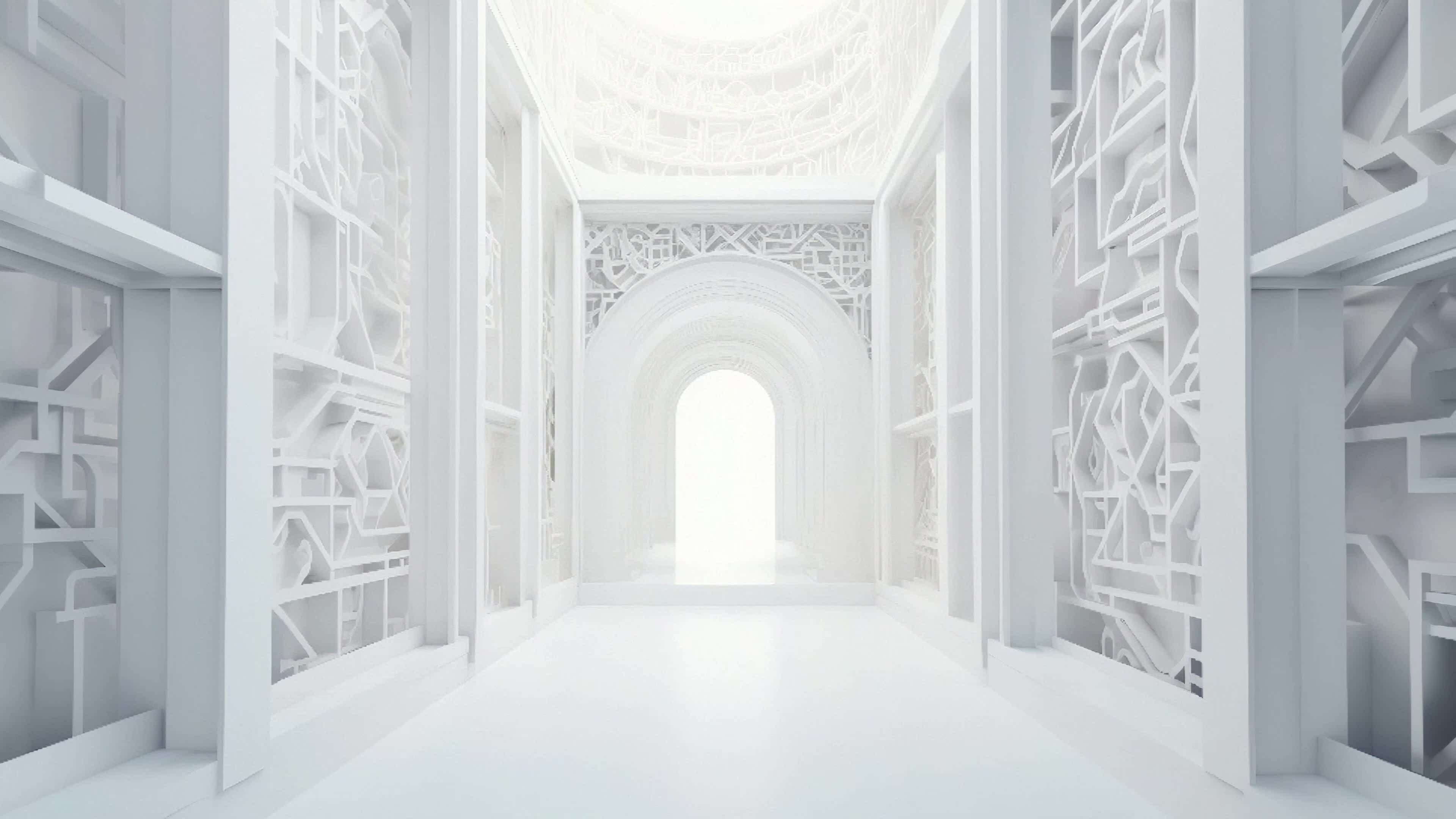 The room has an allwhite color shake in with hypothetical plans