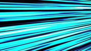 rörelse anime hastighet linje blå Färg anime på svart bakgrund för komisk video
