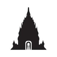 Temple logo vector illustration icon design.