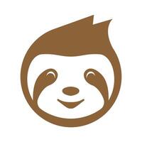 Sloth icon logo design vector