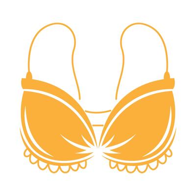 Bra Vector Icon.Outline Vector Logo Isolated On White Background Bra.  Royalty Free SVG, Cliparts, Vectors, and Stock Illustration. Image  194677580.