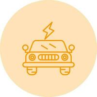 Electric Car Vector Icon