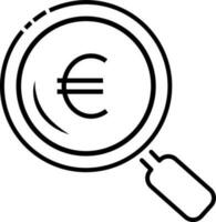 euro loop icon vector illustration