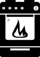 gas estufa icono vector ilustración