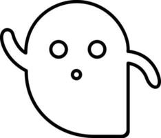 sweet ghost icon vector illustration