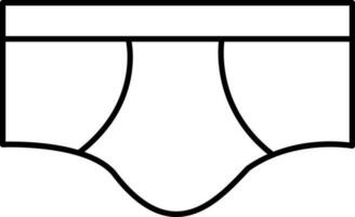 men's briefs icon vector illustration