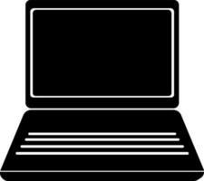 un ordenador portátil icono vector ilustración