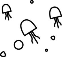 jellyfish icon vector illustration