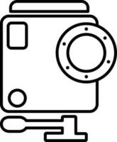 high-speed video camera icon vector illustration