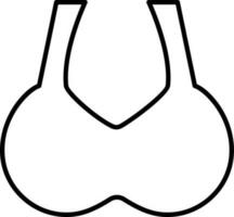 bra icon vector illustration