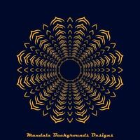 Creative luxury decorative mandala background. premium ornamental mandala design background in gold color. Mandala Design. illustration vector design