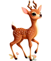 Cute Deer Sublimation Clipart png