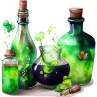 Magic Drinks Patricks Day Watercolor png