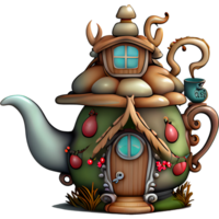 Classic Kettle House Watercolor png