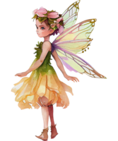 Little Fairy Watercolor Clipart png