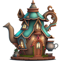 Classic Kettle House Watercolor png