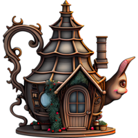 Classic Kettle House Watercolor png