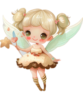 Cute Little Vanilla Fairy Watercolor png