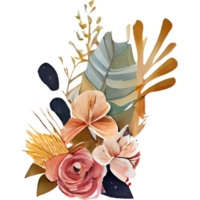 dried flowers bouquet png