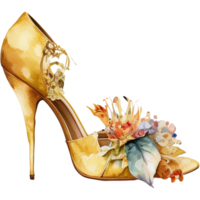 Flower High Heels Watercolor png