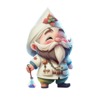 médecin gnome aquarelle ai génératif png