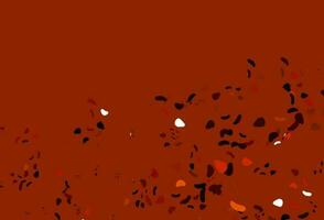 Light Orange vector backdrop with abstract shapes.