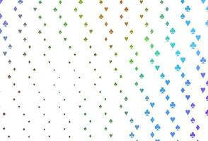 Light Multicolor, Rainbow vector layout with elements of cards.