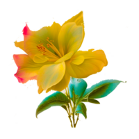ai generativo narciso flor planta ilustración png