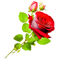 ai generatief valentijnsdag dag roos illustratie png