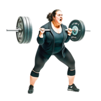 weight lifter women png
