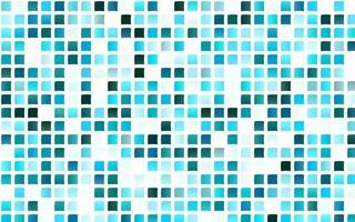 Light BLUE vector template with crystals, rectangles.