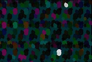 Light Multicolor, Rainbow vector template with lava shapes.