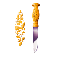 decorative knife illustration png