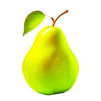 ai generativo Pera frutta illustrazione png