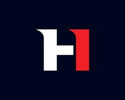 letra h logo icono diseño vector elementos