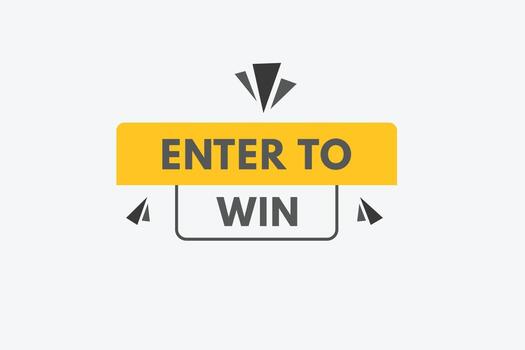 entrar a ganar texto botón. entrar a ganar firmar icono etiqueta pegatina web botones vector