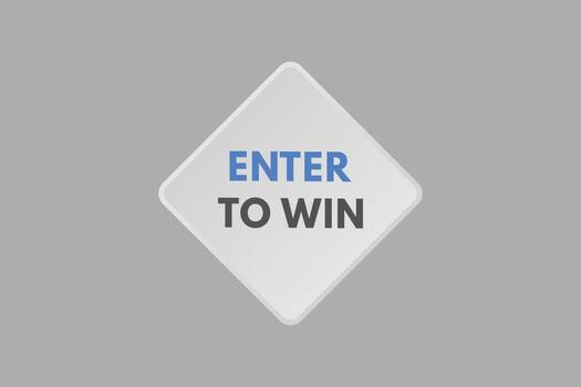 entrar a ganar texto botón. entrar a ganar firmar icono etiqueta pegatina web botones vector