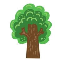 grande maletero árbol ,bien para gráfico diseño recursos, huellas dactilares, pancartas, carteles, panfletos, cubrir libros, y más. vector