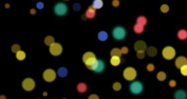 Abstract Bokeh Background , Black background , Use blending mode screen. Loop Animation video