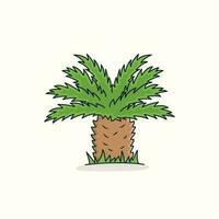 Dates Palm Tree illustration vector