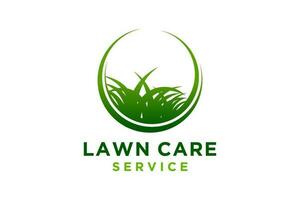 Lawn Care Logo. Lawn Services Logo Vector. vector