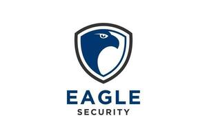 Eagle Logo Vector animal design. eagle or hawk badge emblem vector icon.