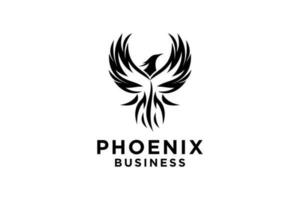 Phoenix wing logo animal abstract. Logo designs template vector illustration.