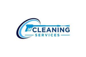 cleaning clean service logo icon vector. vector