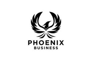 Phoenix wing logo animal abstract. Logo designs template vector illustration.