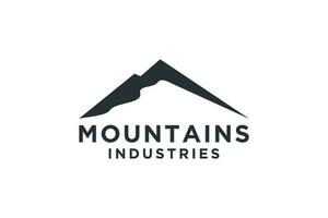 Mountain Logo, Mountain Logo Images. Simple vector logo in a modern style.